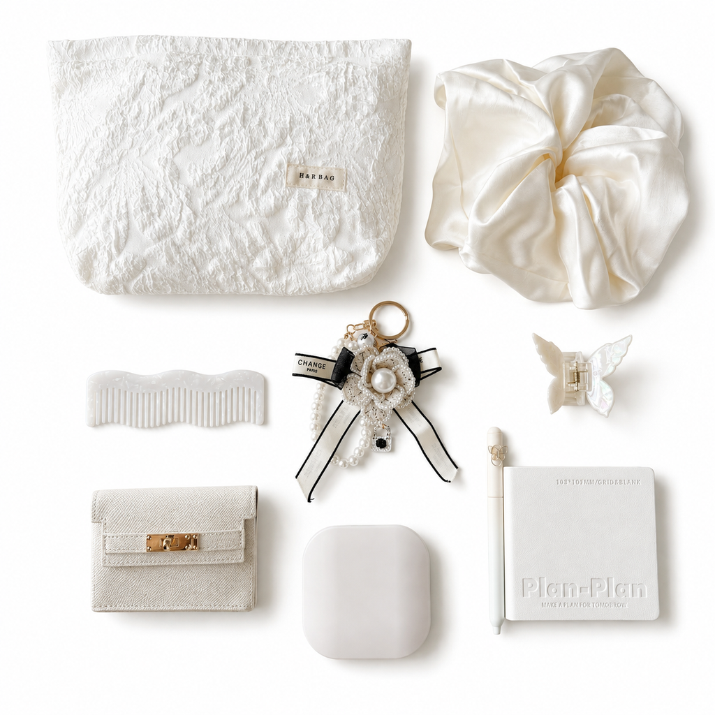 Ivory Bloom Bundle – 10-Piece Tote & Everyday Essentials Set