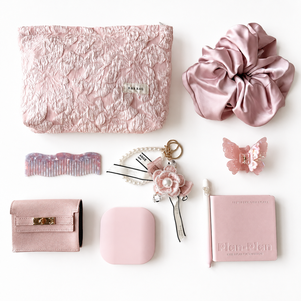 Blush Bloom Bundle – 10-Piece Tote & Everyday Essentials Set