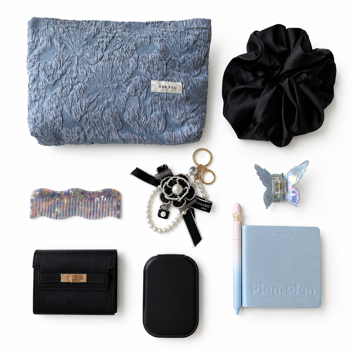 Midnight Bloom Bundle – 10-Piece Tote & Everyday Essentials Set