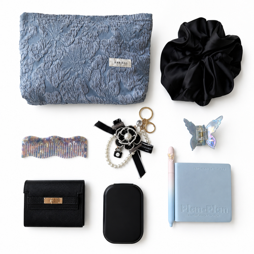 Midnight Bloom Bundle – 10-Piece Tote & Everyday Essentials Set