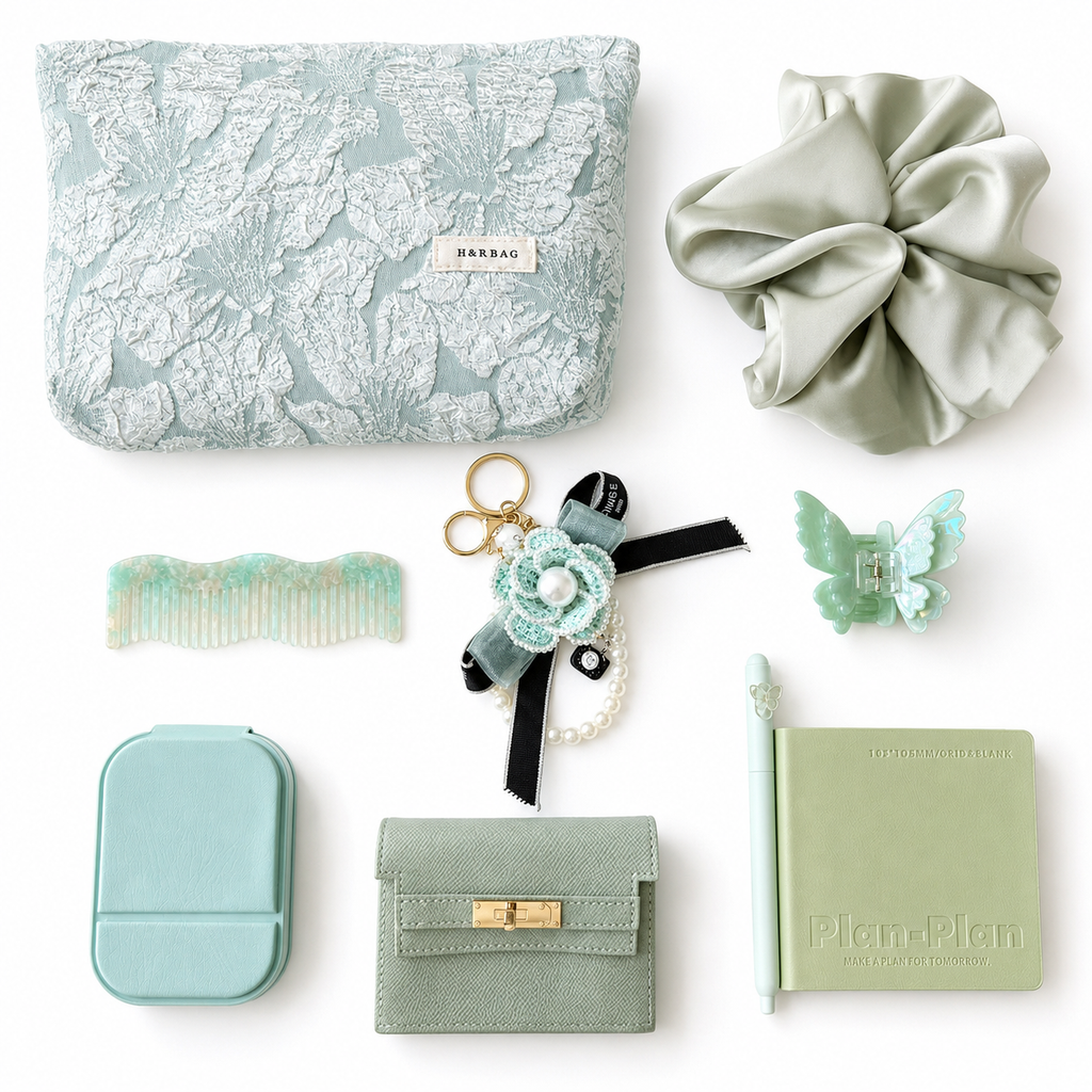 Sage Bloom Bundle – 10-Piece Tote & Everyday Essentials Set